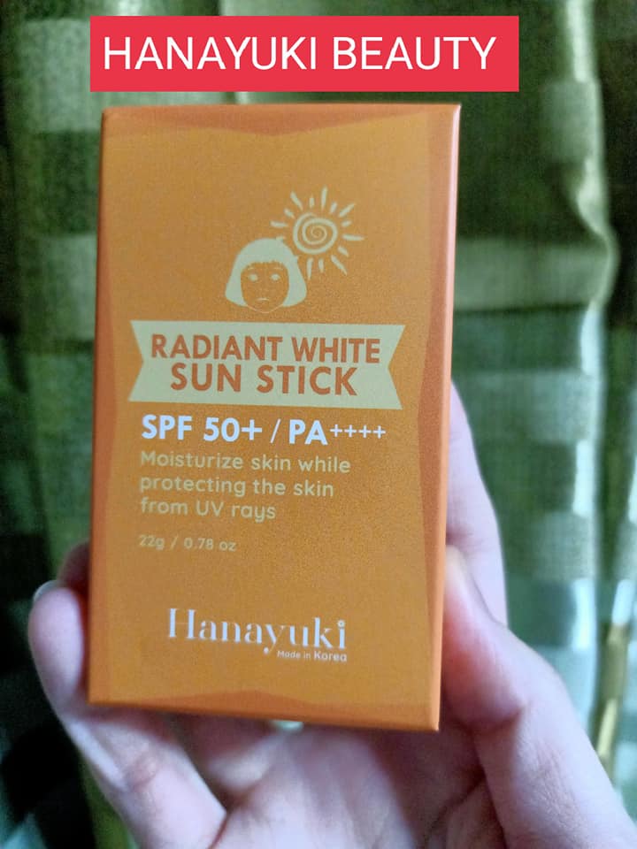 [TẶNG QUÀ + GIẢM VOUCHER 8%] [Chính hãng-Date 2025] Sáp Chống Nắng Hanayuki – Radiant White Sun Stick 22gr