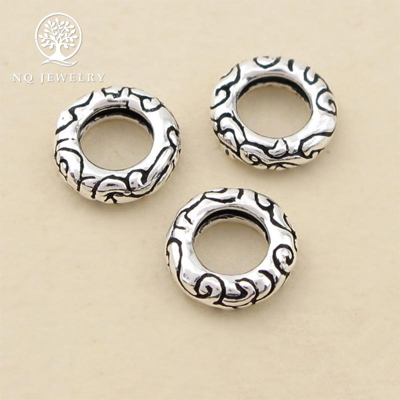 [HCM]Charm bạc chặn 8x2.5mm - NQ Jewelry