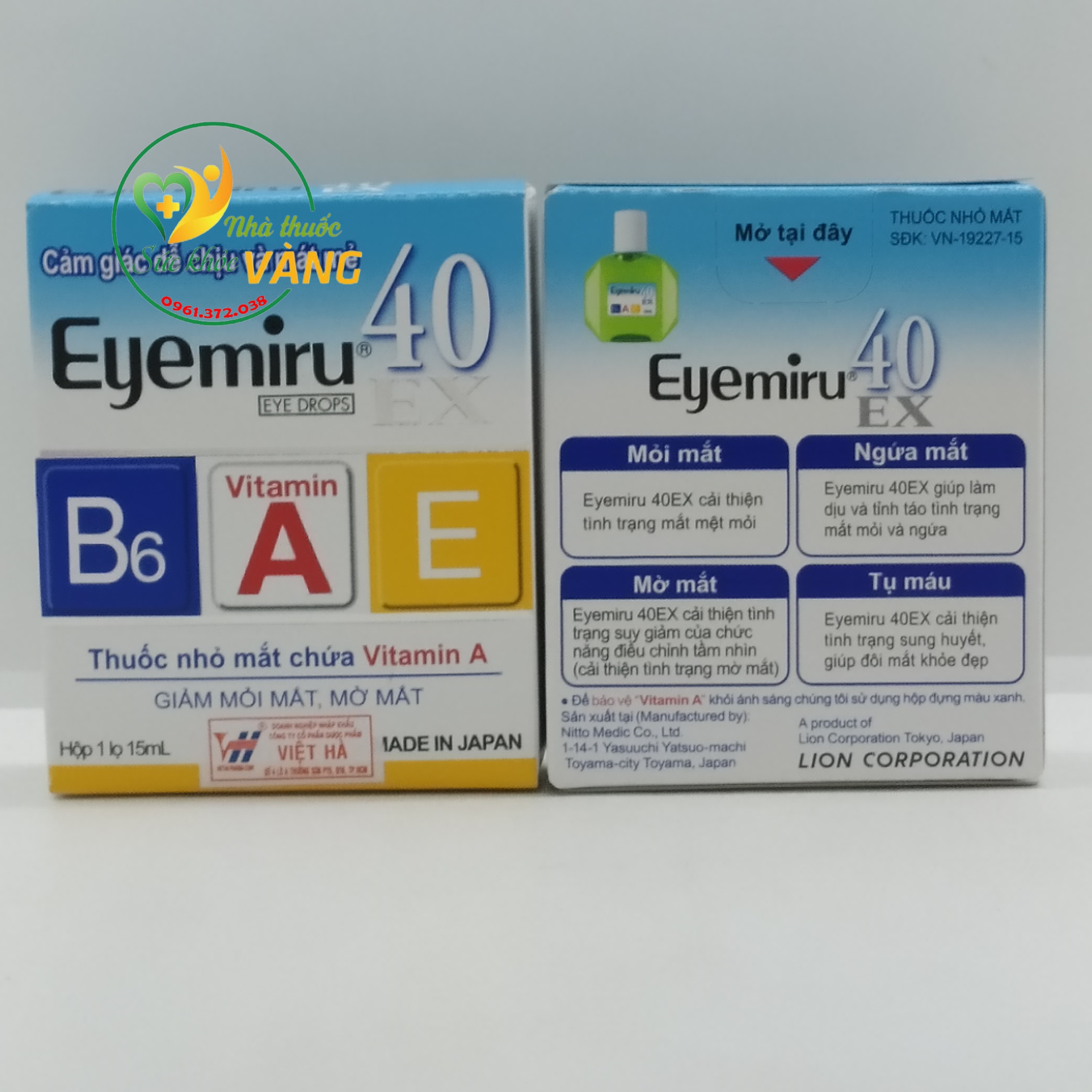 Nhỏ mắt Eyemiru 40EX lọ 15ml h