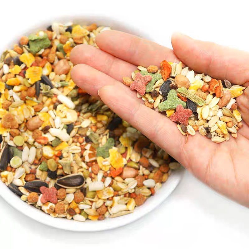 Thức ăn crispy 500gr và 1kg cho hamster (hạt giòn và nhiều hướng dương) - T3 PETS SHOP
