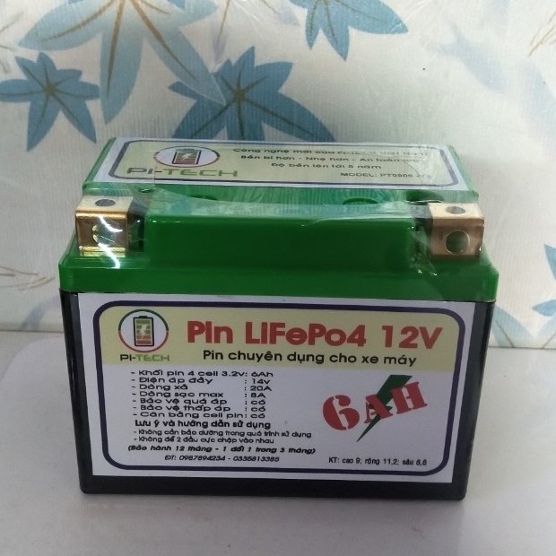 Ắc quy - pin lithium thông minh pi-tech