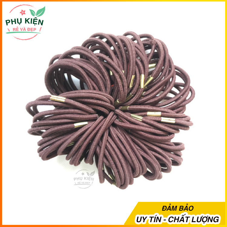 Bộ 20 chun cột tóc khóa ngựa giản đơn