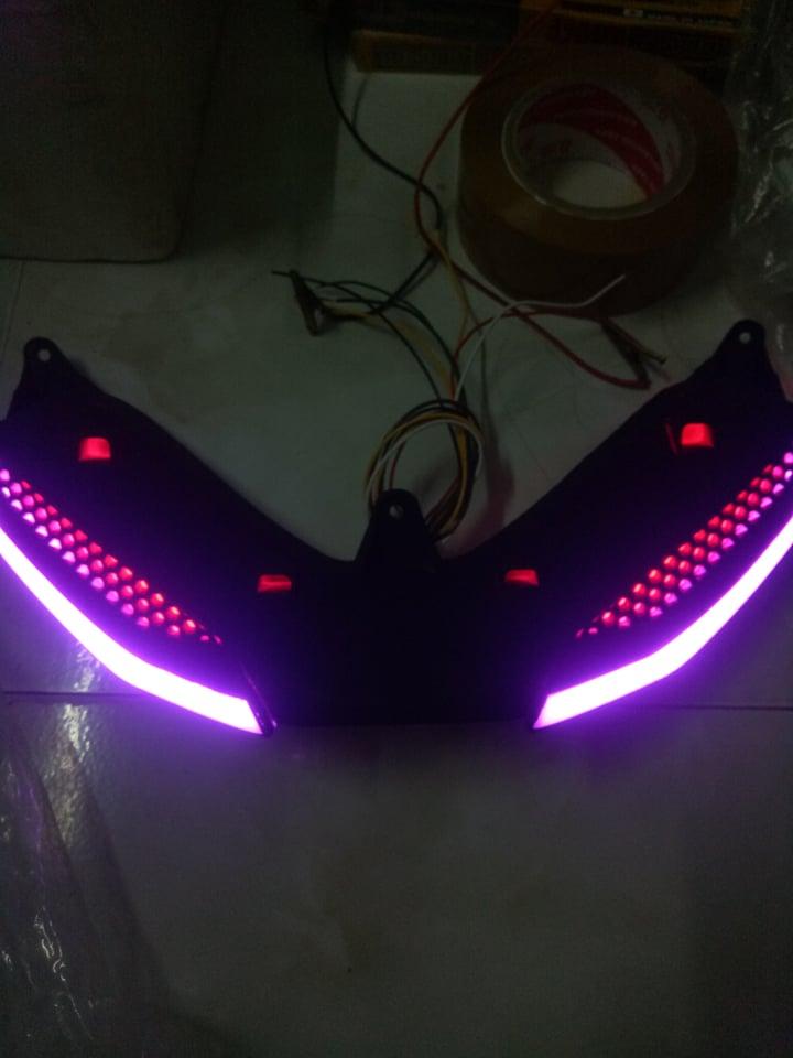 Demi lưới exciter 150 viền led nhảy màu làm hoàn chỉnh rắc cắm như zin