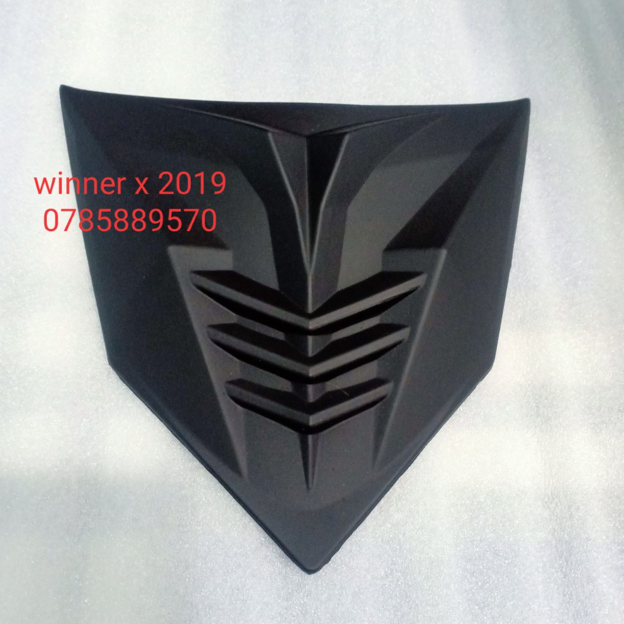 ỐP MẶT NẠ (CHỈ MŨI TRÊN) WINNER X đen nhám
