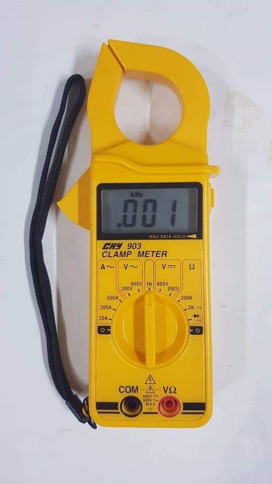 Ampe kìm đo dòng AC CHY-903 (600A), đo điện áp, điện trở, điốt, thông mạch, tần số