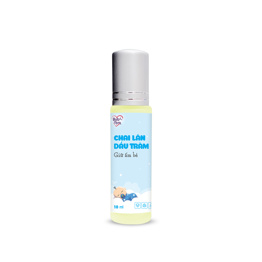 Chai lăn tinh dầu Tràm gió 10ml BuB&MuM giữ ấm cho bé