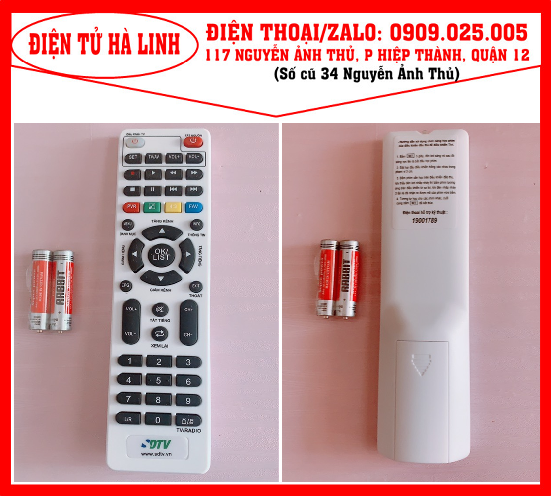 [HCM]REMOTE ĐIỀU KHIỂN SDTV 17 SỬ DỤNG HẦU NHƯ ĐƯỢC CHO ĐẦU THU KTS VINASAT VÀ KTS DVB T2 CÓ CHỨC NANG HỌC LẸNH ĐIỀU KHIỂN TV