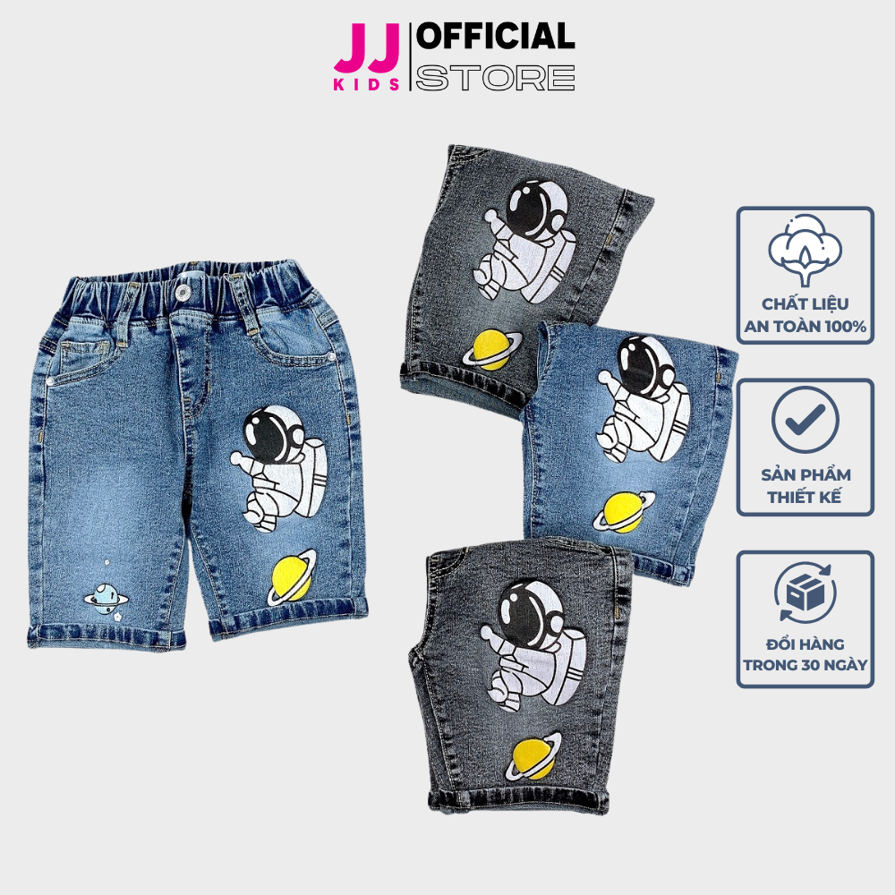 Quần jean bé trai,quần jean lững bé trai năng động thoải mái full size | FREESHIP MAX - JJ Kids Fashion