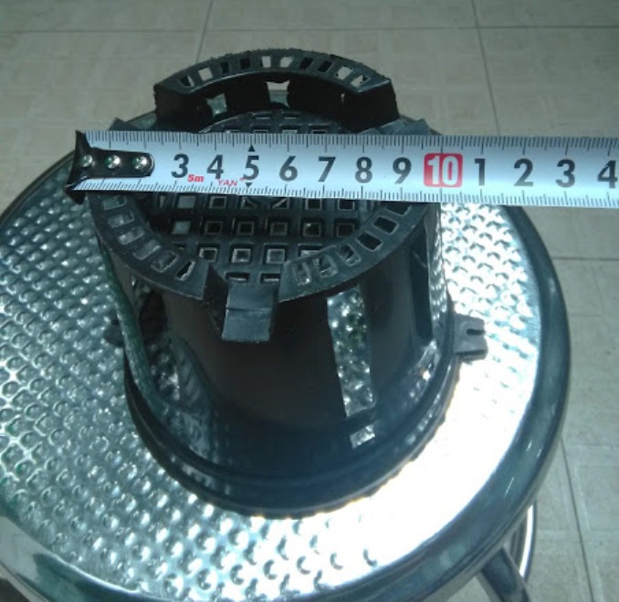Bộ 10 chậu nhựa trồng lan đk 14cm