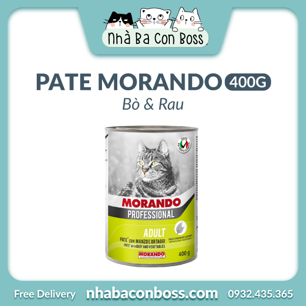 [Lon 400g] Pate Cho Mèo Morando