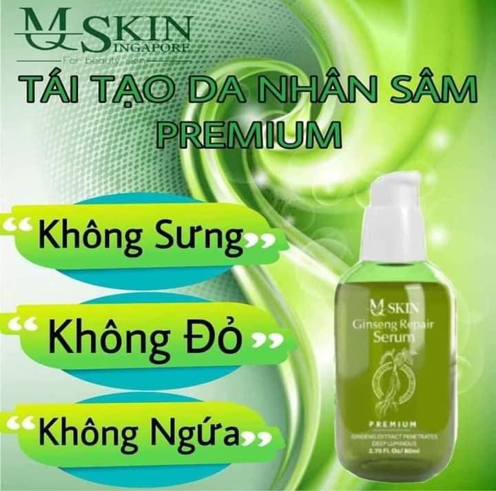 Serum tái tạo da nhân sâm mqskin (mẫu mới không sưng)