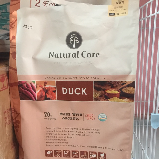 [HCM]Thức ăn thịt vịt cho chó natural core 500gr chất lượng đảm bảo an toàn đến sức khỏe người sử dụng cam kết hàng đúng mô tả