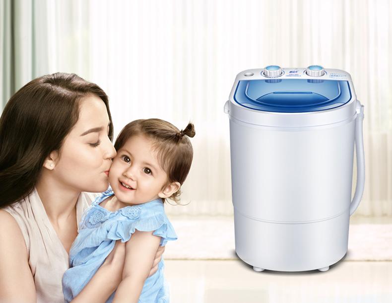 Máy giặt mini XPB22-588S , 2.2kg đồ , tốc độ 1400 vòng/phút (mẫu thùng trắng)