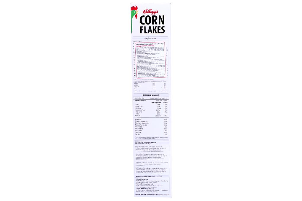 [HCM]ngũ cốc dinh dưỡng Kelloggs Corn Flakes 275g