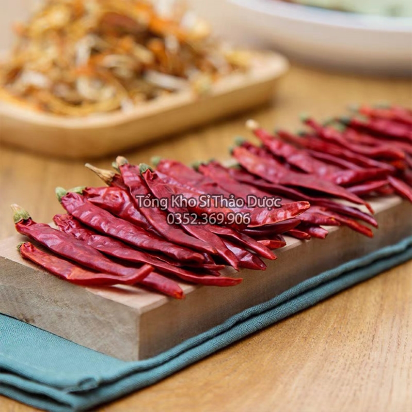Ớt khô nguyên trái 1kg (nguyên liệu lẩu tứ xuyên, thơm, cay nồng)