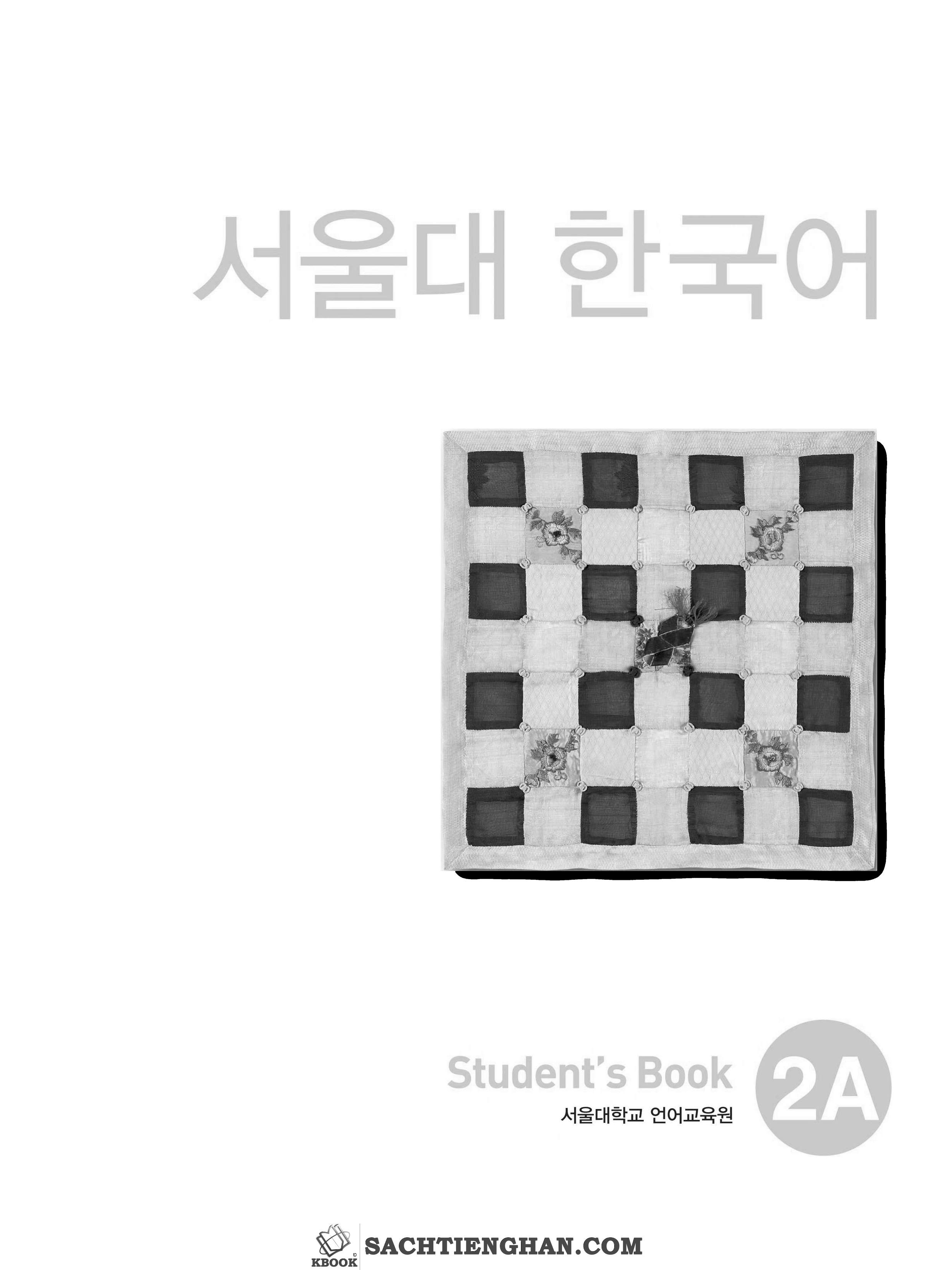 Combo (SGK+SBT) Seoul 2A - 서울대 한국어 2A (Bản Đen Trắng)