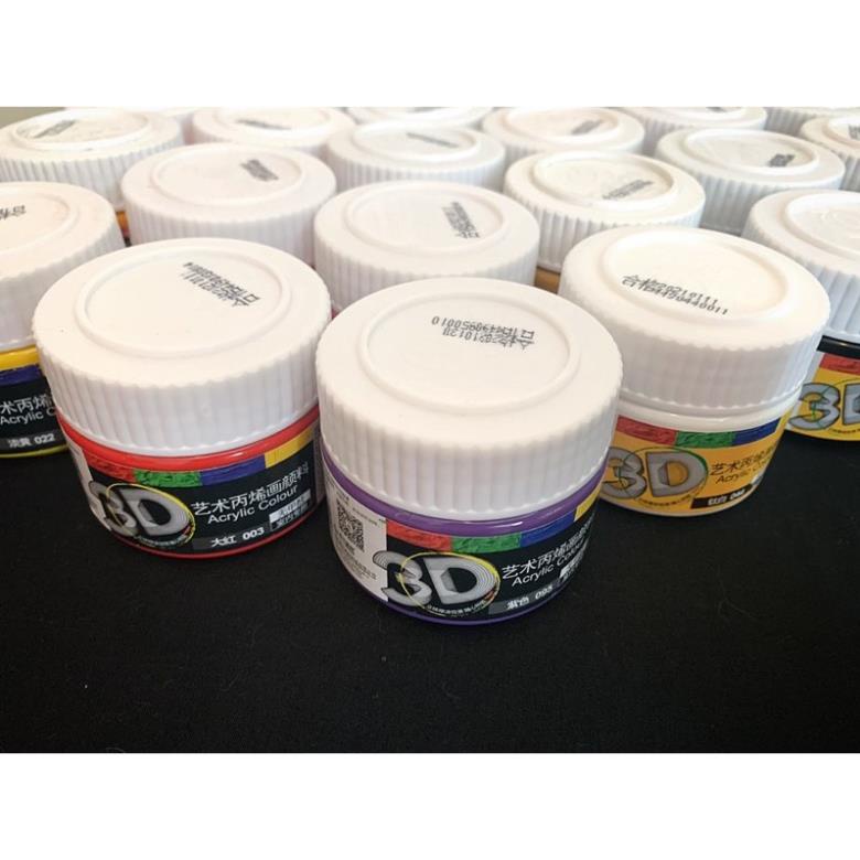 Màu Acrylic 3D - 5D 100ml - Bảng Màu 1