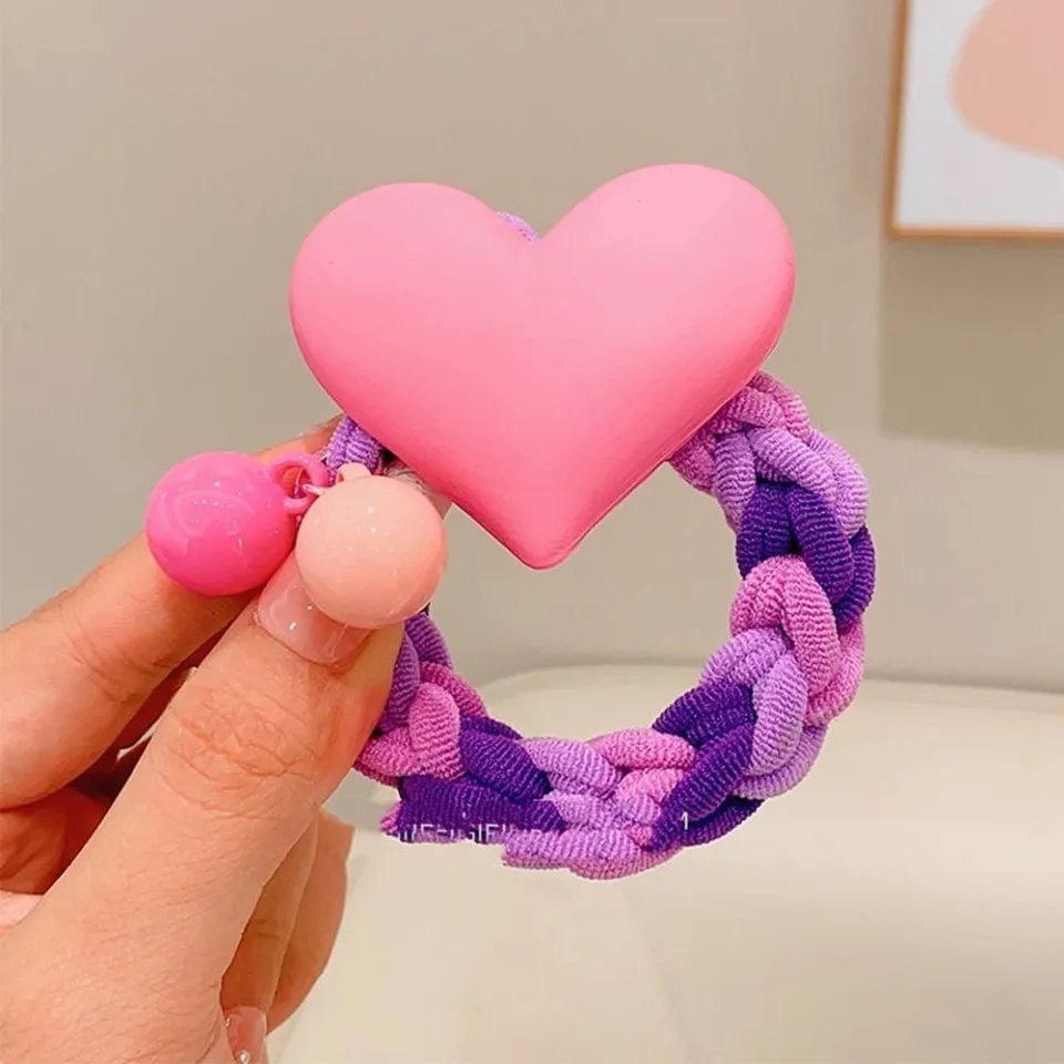 Cột tóc charm to hoạt hình vui nhộn siễu dễ thương