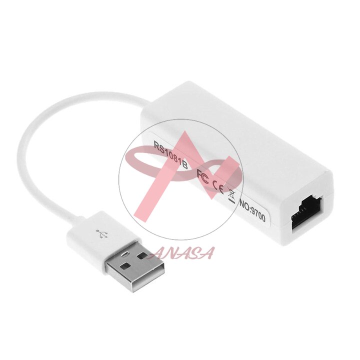 Cáp chuyển đổi usb sang lan rj45 - nối mạng lan qua cổng usb