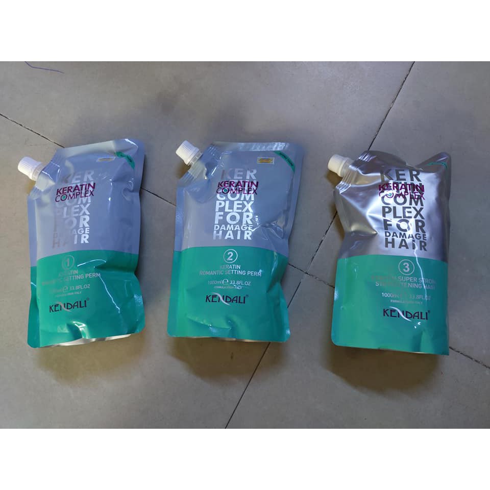 Cặp Thuốc Uốn Nóng ,Ép Duỗi Kendali Mẫu Mới 1000ml x2