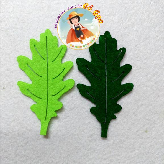 20 LÁ VẢI NỈ TRANG TRÍ