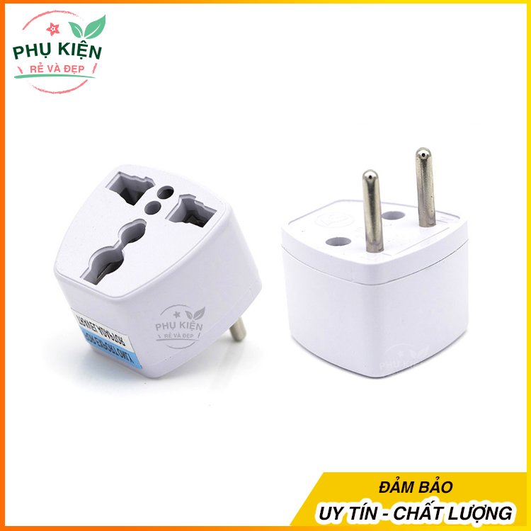 Ổ Cắm Chuyển Đổi AU/US/UK/EU sang DE Pháp Đức Hàn Quốc