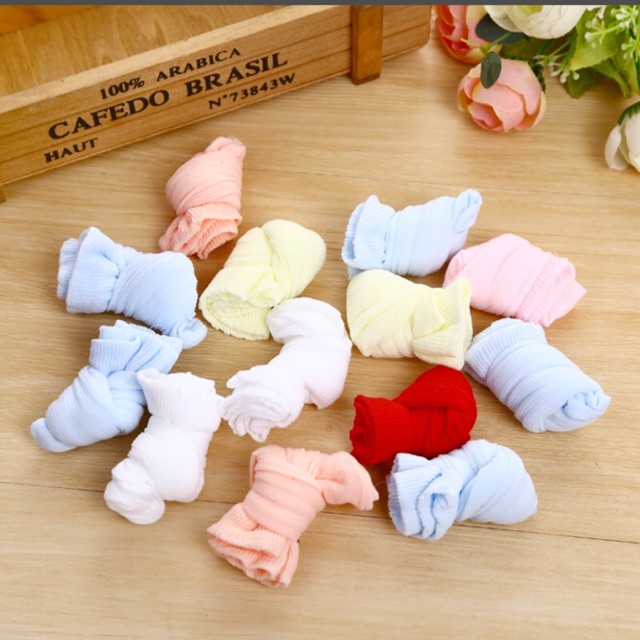 Combo 5 Đôi Tất Kẹo Cho Bé Sơ Sinh