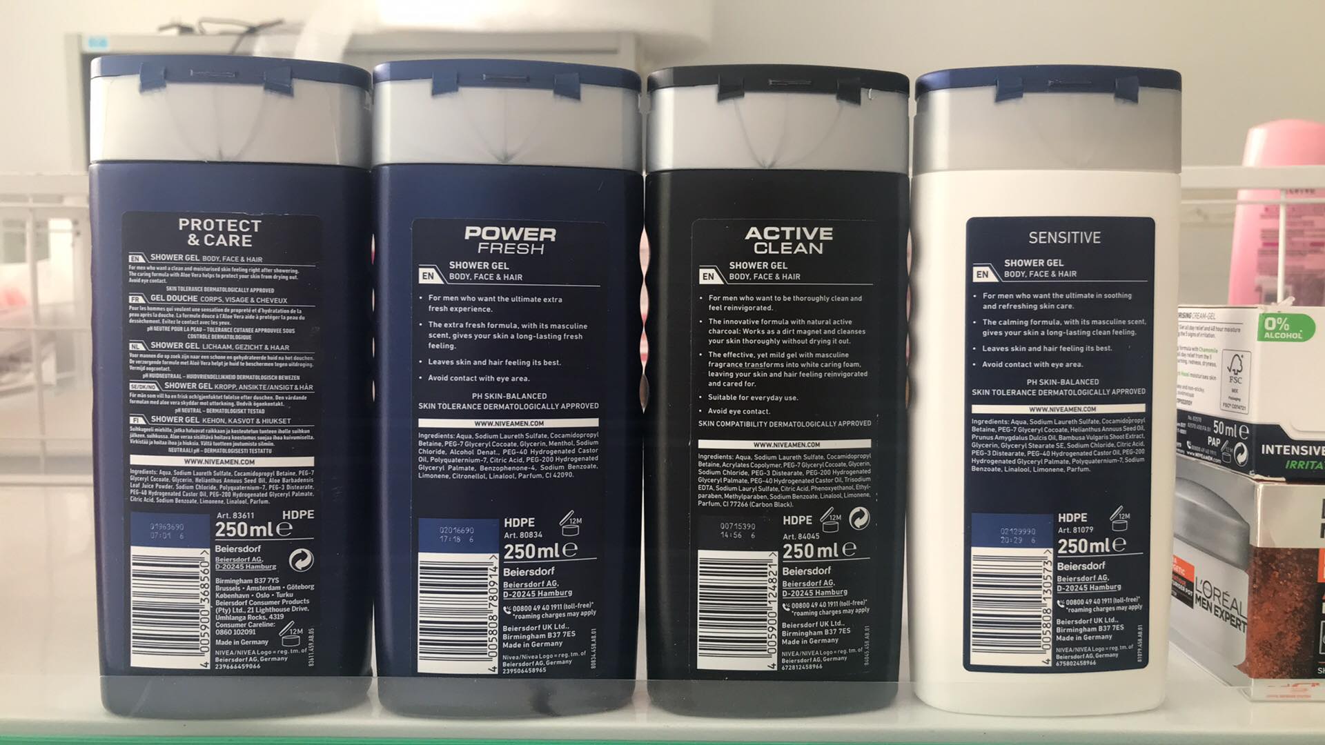 Sữa tắm gội cho Nam Nivea men 250ml ( Hàng Anh )