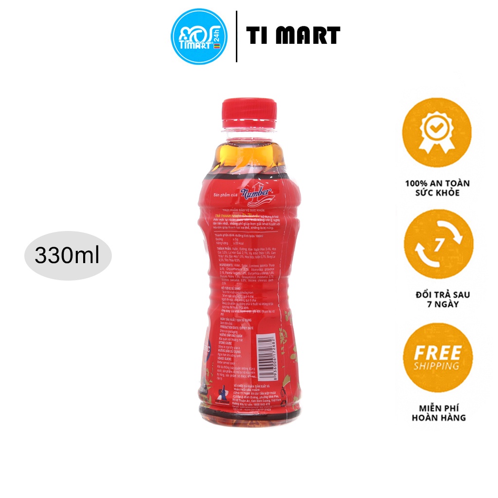 [TI MART] Lốc 6 chai trà thanh nhiệt Dr.Thanh 330ml