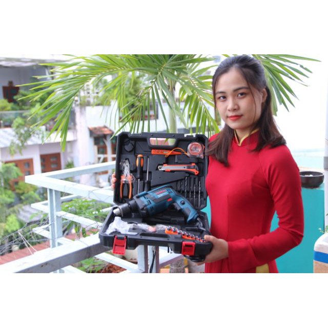 Vali Khoan Bosh Gsb 910W Model 2020  Lõi Đồng