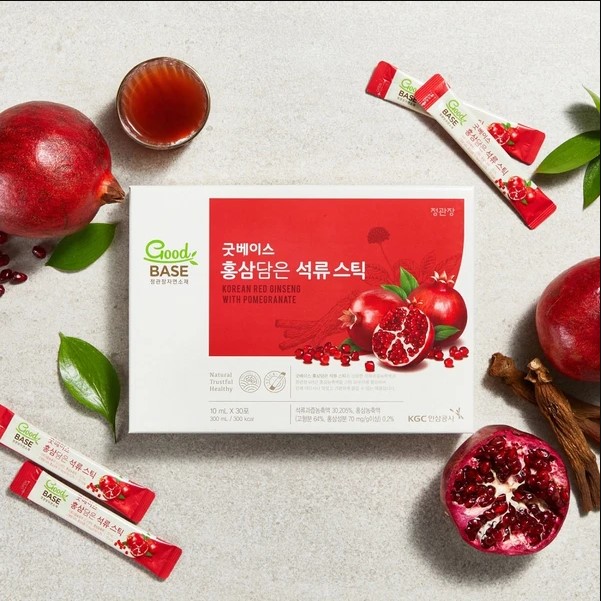 Nước Hồng Sâm KGC Goodbase lựu đỏ 10ml x 30 gói
