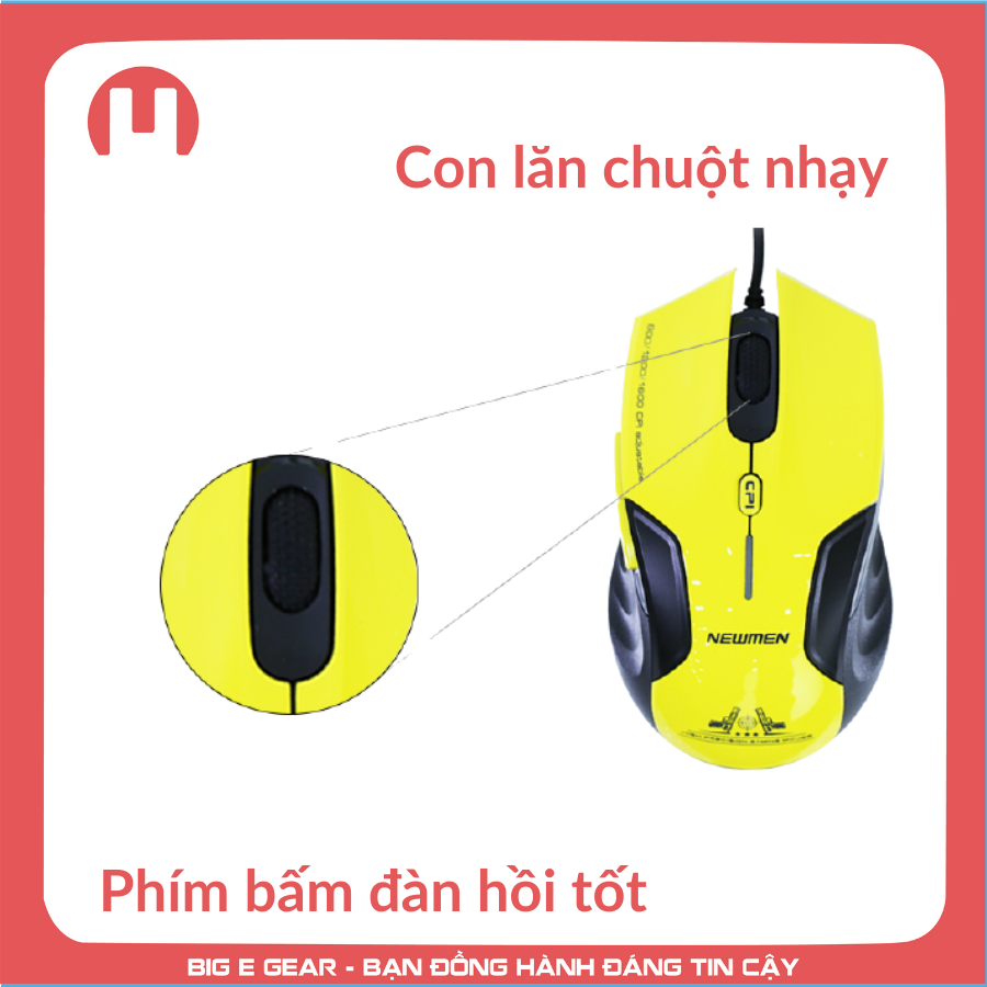 [HCM]Chuột chơi game giá tốt Newmen G7