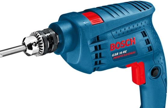 Máy khoan động lực BOSCH GSB 10 RE (kèm phụ kiện)