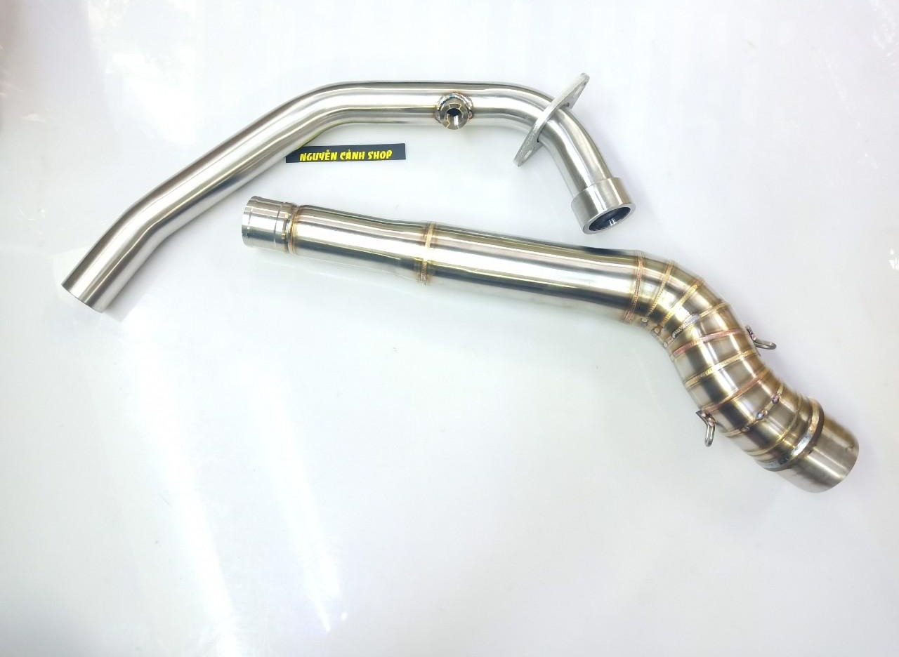 cổ pô xe winner 150 gắn lon mẫu STB