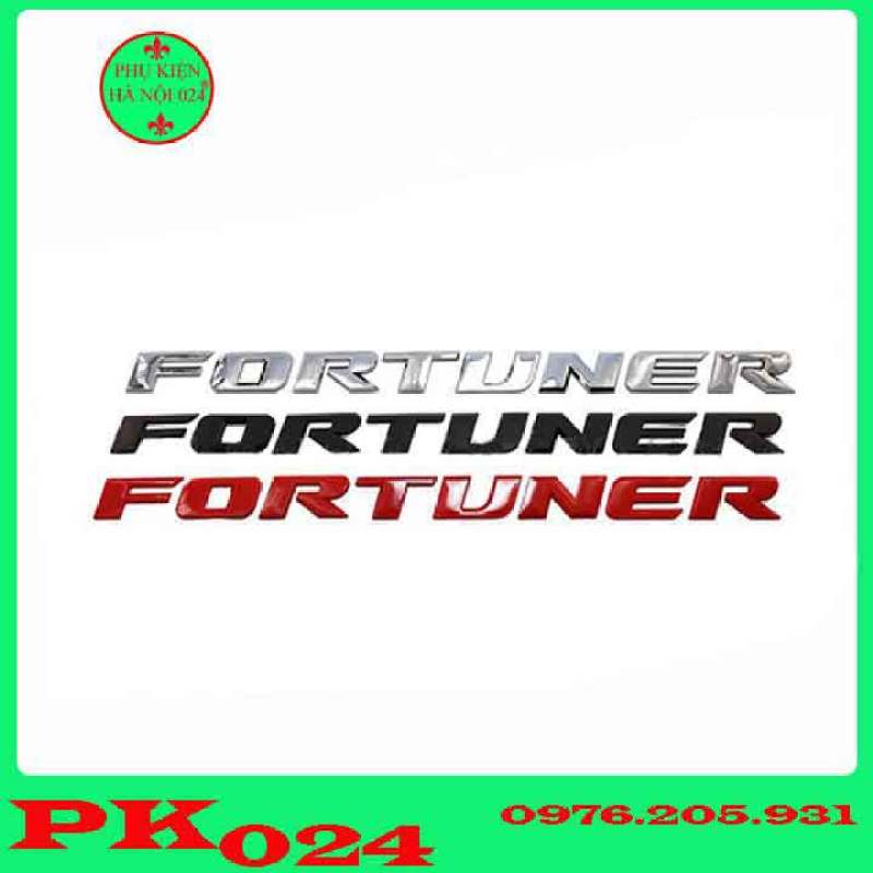 Tem Dán Capo, Logo Chữ Nổi Dán Capo 3D Cho Các Loại Xe - FORTUNER