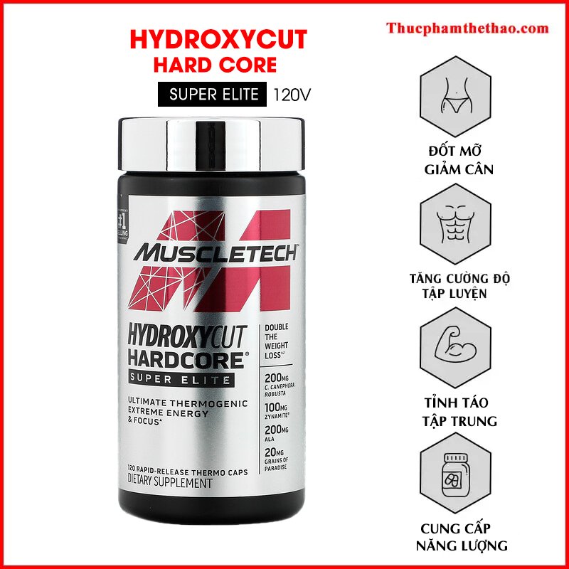 ĐỐT MỠ GIẢM CÂN MUSCLETECH HYDROXYCUT
