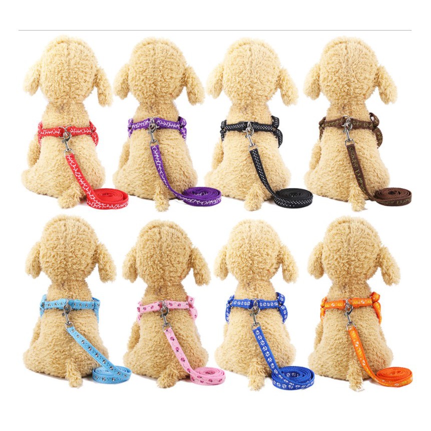 [Mã PET20K giảm 20K đơn 250K]  Dây dắt chó mèo dạng yếm ( 1kg5 - 08kg)