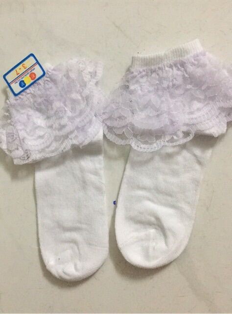 Tất/vớ cổ ren bé gái/ vớ múa