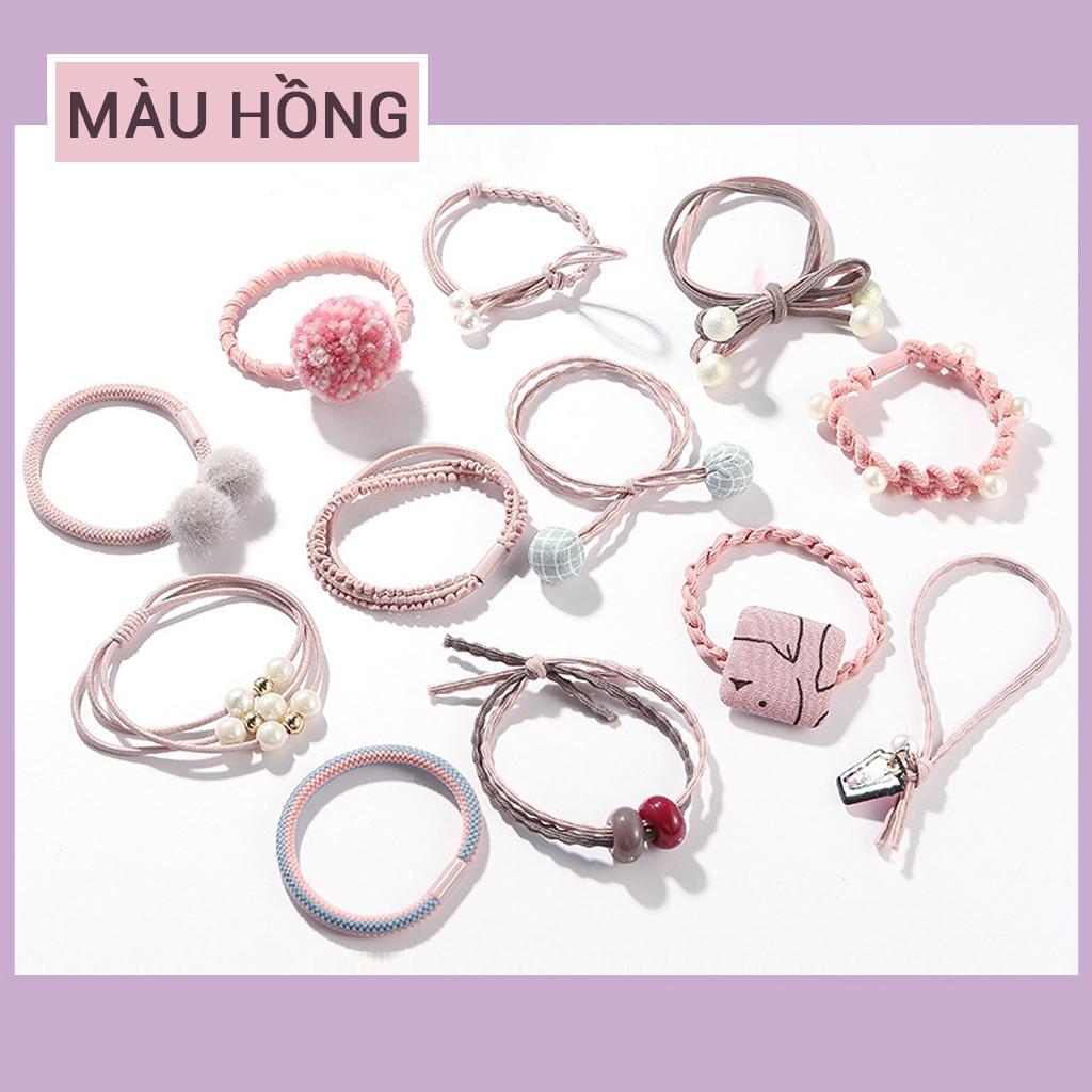 [HCM]bộ 3 dây cột tóc model hàn quốc
