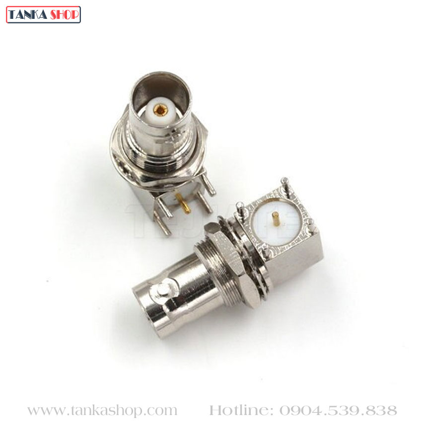 Jack BNC hàn nối chia cáp đồng trục cho camera