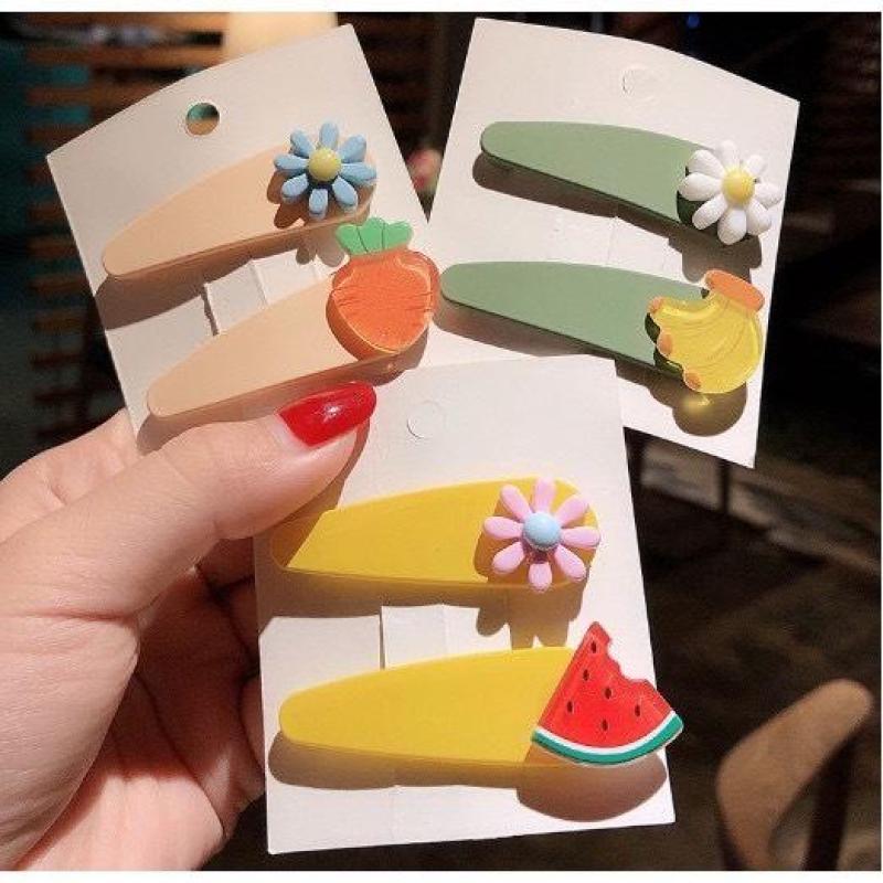 COMBO 2 KẸP TÓC TRÁI CÂY CUTE