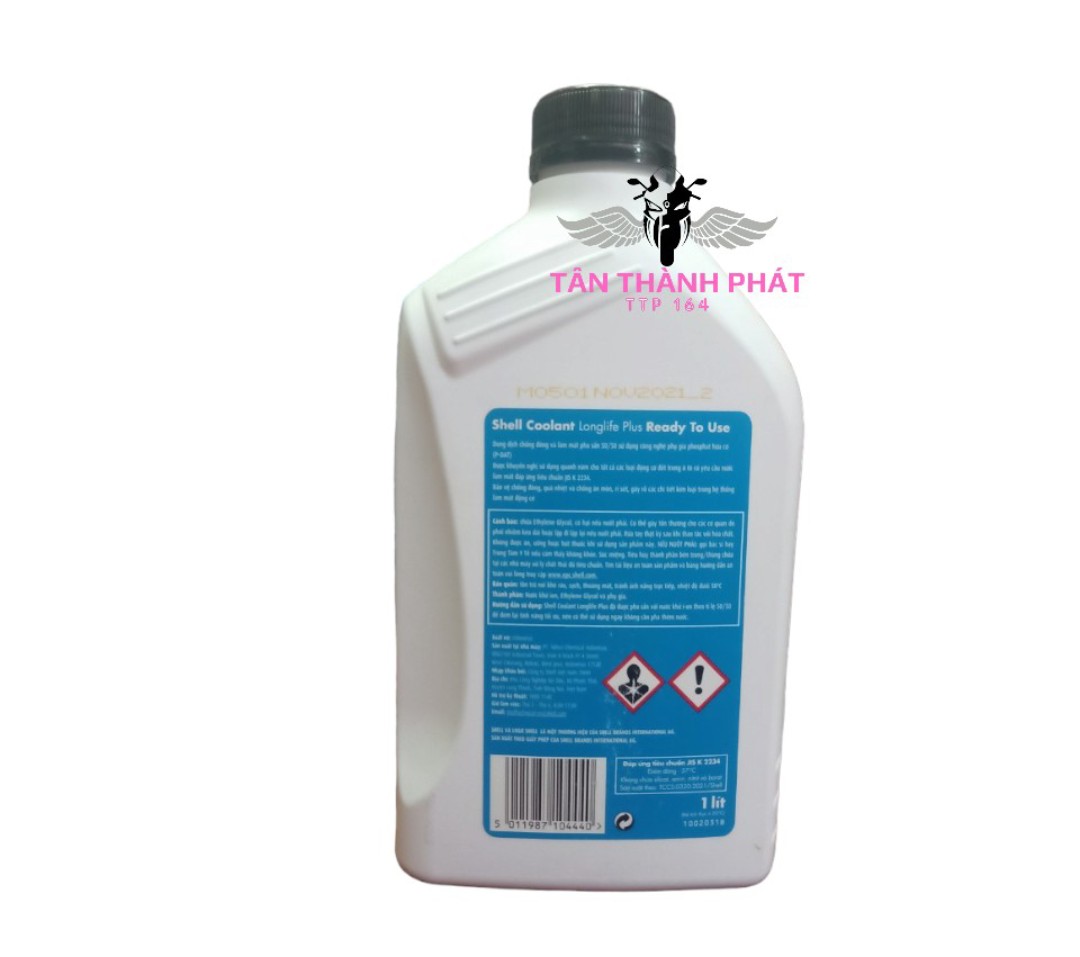 [Nước giải nhiệt 1L] Nước mát Shell Coolant Longlife Plus 1L