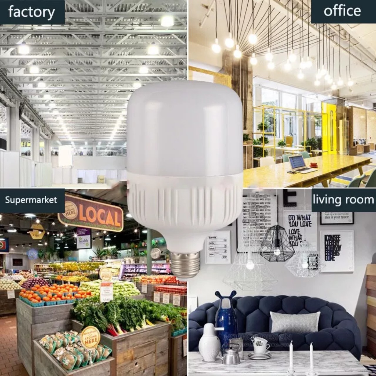 Bóng đèn led 50w cvc  sáng trắng