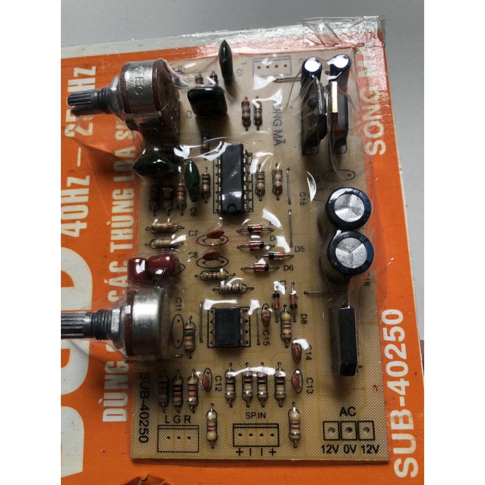 MẠCH LỌC LOA SUB - SONG MÃ
