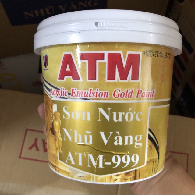 [NT] Sơn nước nhũ vàng ATM 999 (225ml)