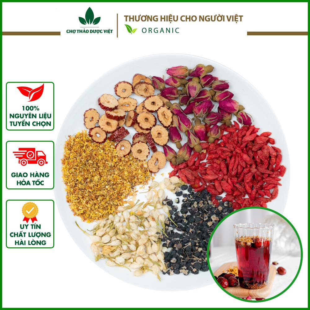 Set 5-10 gói trà mộc quế hoa (Trà hoa mộc, dưỡng nhan, thanh lọc cơ thể)
