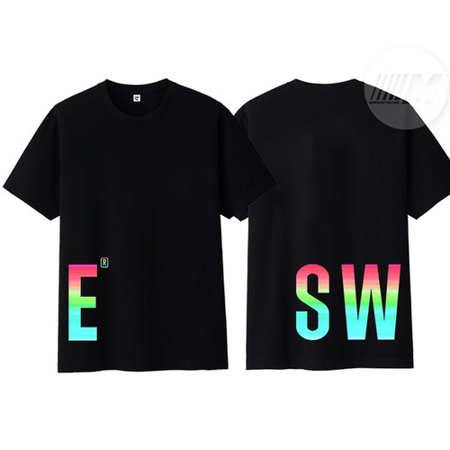 [HCM]Áo Thun Nam Nữ Phản Quang Cotton 75% Áo Thun Phom Rộng Unisex Nam Nữ Dày Bền Đẹp E-SW Phản Quang 7 Màu HaiHaiShop.