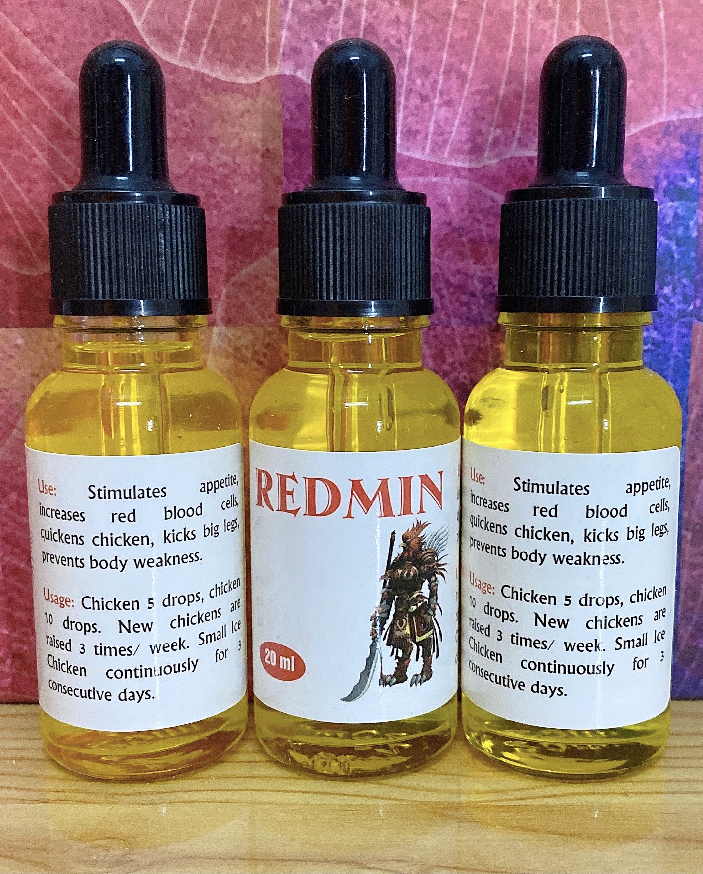 Tăng Lực Gà Đá Redmin Vàng 20Ml