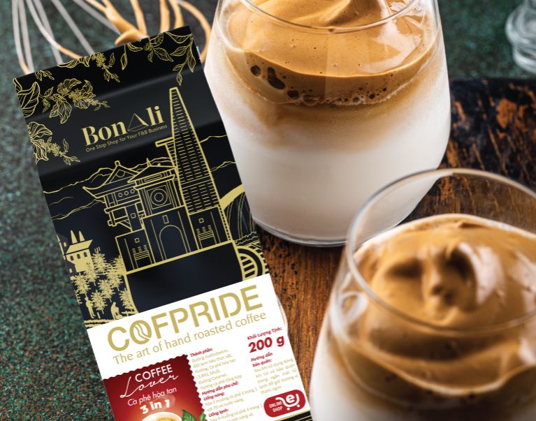 COMBO 2 TÚI 200G CÀ PHÊ COFPRIDE LOVER 3 IN 1 - THƠM NGON (200G/ TÚI)