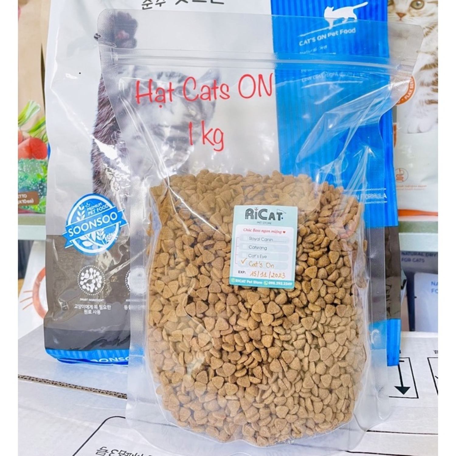 Thức ăn hạt CATS ON | CatsOn cho Mèo - Túi 1kg